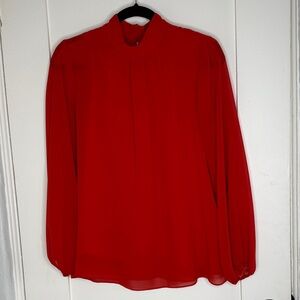 Zara Bold Red Blouse
